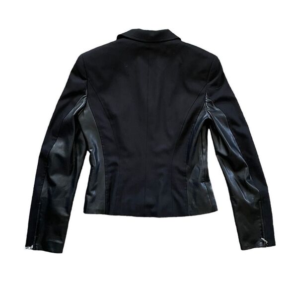 ESCADA Wool Silk Blend Blazer Black Size 34 / Small - Picture 2 of 6